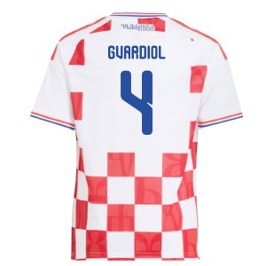 2026-2027 Croatia Adidas Home Shirt (Kids) (Gvardiol 4)