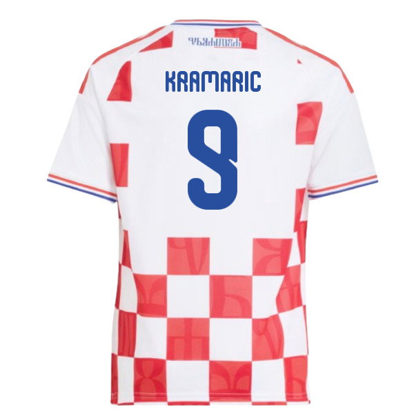 2026-2027 Croatia Adidas Home Shirt (Kids) (Kramaric 9)