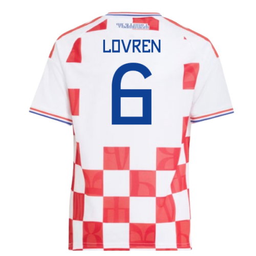 2026-2027 Croatia Adidas Home Shirt (Kids) (Lovren 6)