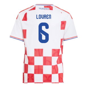 2026-2027 Croatia Adidas Home Shirt (Kids) (Lovren 6)