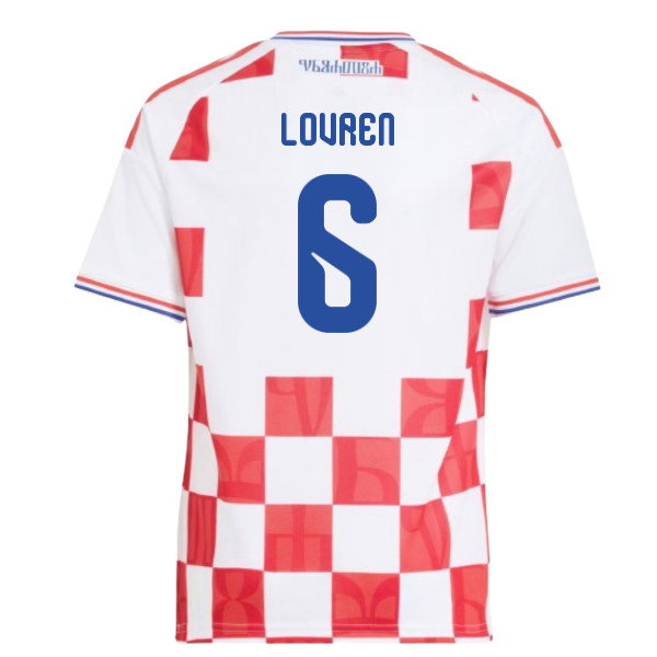 2026-2027 Croatia Adidas Home Shirt (Kids) (Lovren 6)
