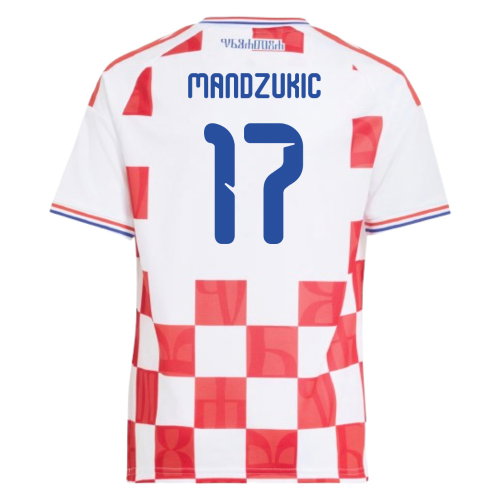 2026-2027 Croatia Adidas Home Shirt (Kids) (Mandzukic 17)