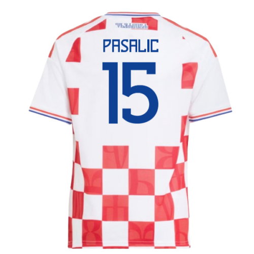 2026-2027 Croatia Adidas Home Shirt (Kids) (Pasalic 15)
