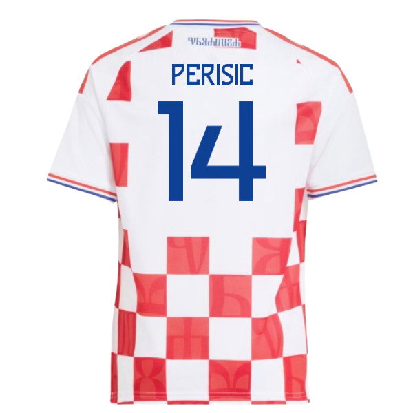 2026-2027 Croatia Adidas Home Shirt (Kids) (Perisic 14)