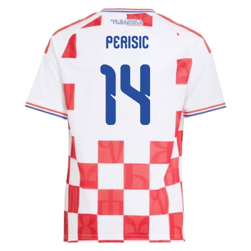 2026-2027 Croatia Adidas Home Shirt (Kids) (Perisic 14)