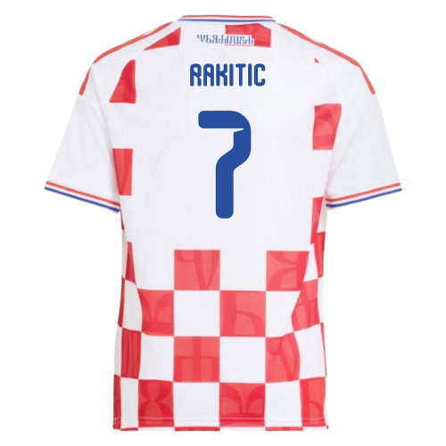 2026-2027 Croatia Adidas Home Shirt (Kids) (Rakitic 7)
