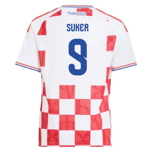 2026-2027 Croatia Adidas Home Shirt (Kids) (Suker 9)