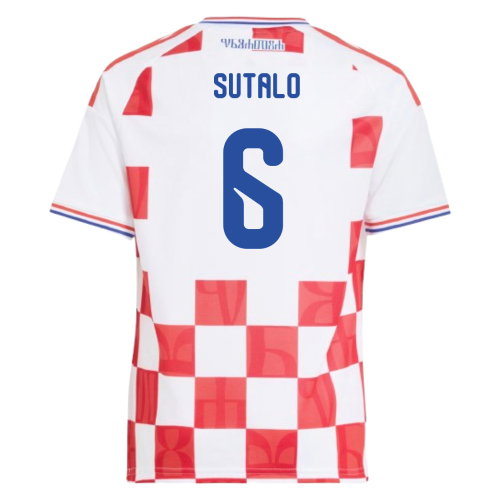 2026-2027 Croatia Adidas Home Shirt (Kids) (Sutalo 6)