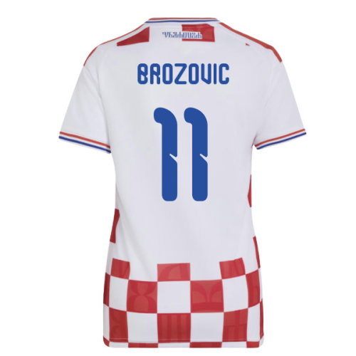 2026-2027 Croatia Adidas Home Shirt (Womens) (Brozovic 11)