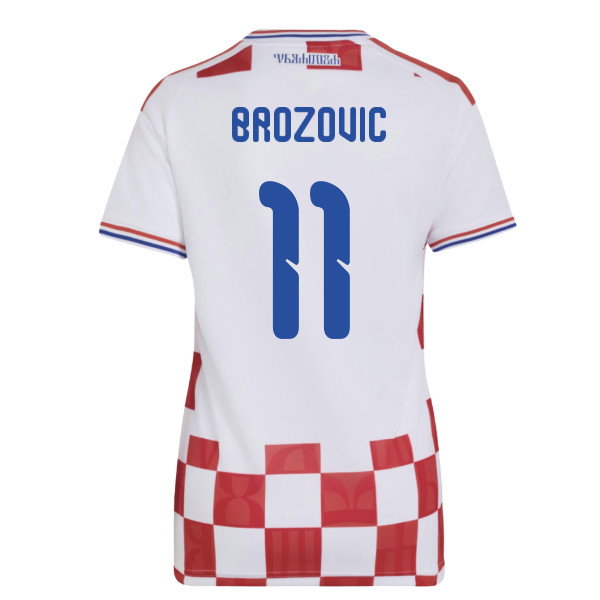 2026-2027 Croatia Adidas Home Shirt (Womens) (Brozovic 11)