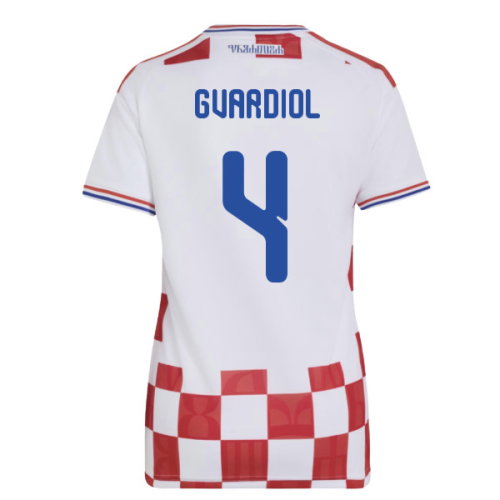 2026-2027 Croatia Adidas Home Shirt (Womens) (Gvardiol 4)