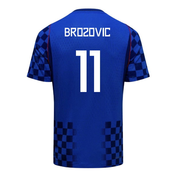 2026-2027 Croatia Aero-Fit Match Authentic Away Shirt (Brozovic 11)