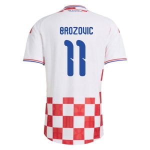2026-2027 Croatia Authentic Adidas Home Shirt (Brozovic 11)