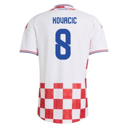 2026-2027 Croatia Authentic Adidas Home Shirt (Kovacic 8)
