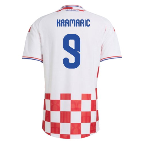 2026-2027 Croatia Authentic Adidas Home Shirt (Kramaric 9)