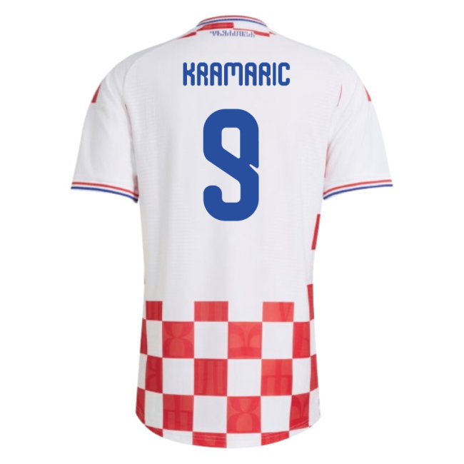 2026-2027 Croatia Authentic Adidas Home Shirt (Kramaric 9)