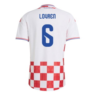 2026-2027 Croatia Authentic Adidas Home Shirt (Lovren 6)