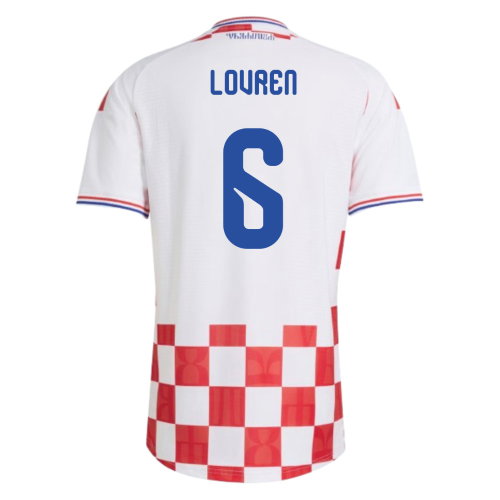 2026-2027 Croatia Authentic Adidas Home Shirt (Lovren 6)