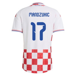 2026-2027 Croatia Authentic Adidas Home Shirt (Mandzukic 17)