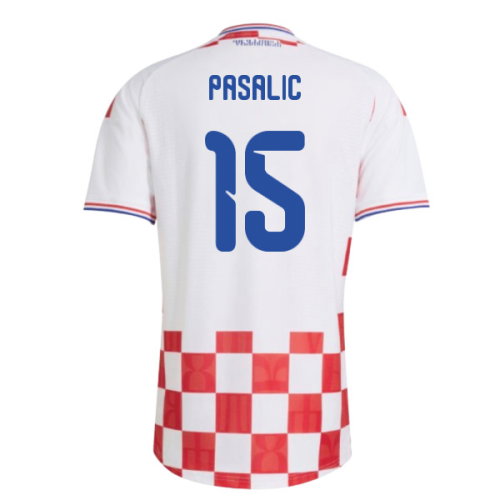 2026-2027 Croatia Authentic Adidas Home Shirt (Pasalic 15)