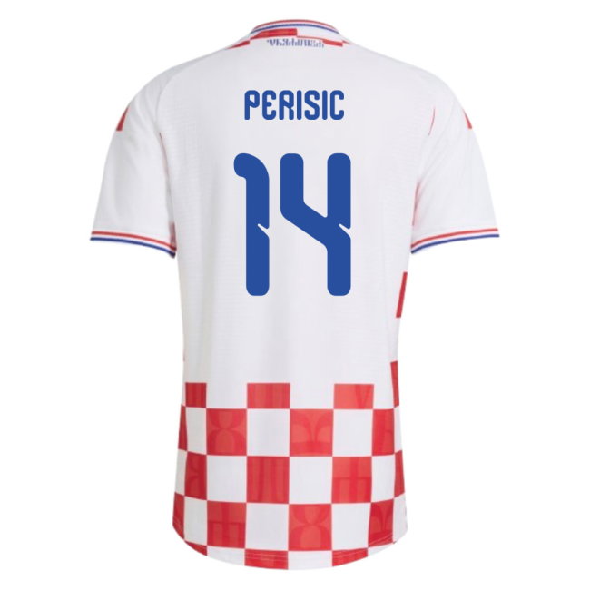 2026-2027 Croatia Authentic Adidas Home Shirt (Perisic 14)