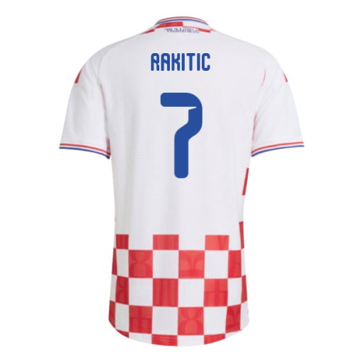 2026-2027 Croatia Authentic Adidas Home Shirt (Rakitic 7)