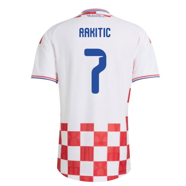 2026-2027 Croatia Authentic Adidas Home Shirt (Rakitic 7)