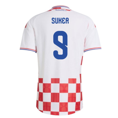 2026-2027 Croatia Authentic Adidas Home Shirt (Suker 9)