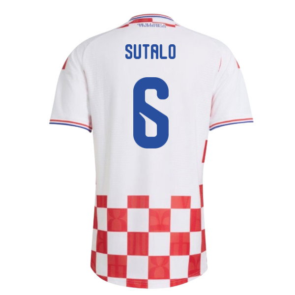 2026-2027 Croatia Authentic Adidas Home Shirt (Sutalo 6)