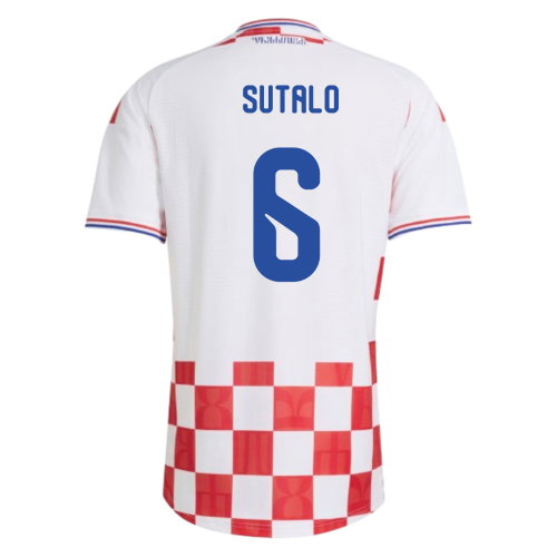 2026-2027 Croatia Authentic Adidas Home Shirt (Sutalo 6)