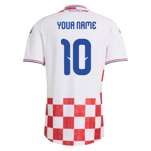 2026-2027 Croatia Authentic Adidas Home Shirt (Your Name)