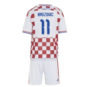 2026-2027 Croatia Adidas Home Mini Kit (Brozovic 11)
