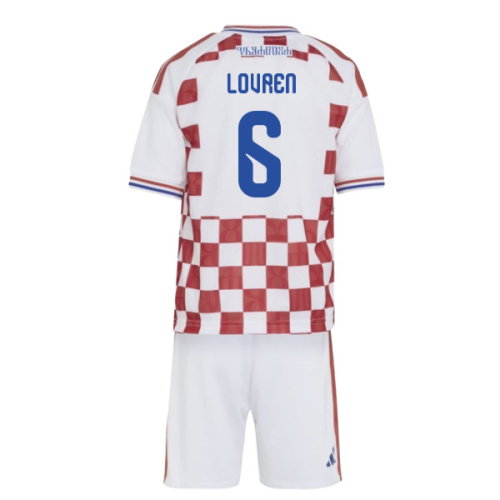 2026-2027 Croatia Adidas Home Mini Kit (Lovren 6)