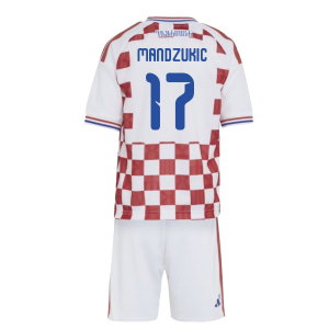 2026-2027 Croatia Adidas Home Mini Kit (Mandzukic 17)