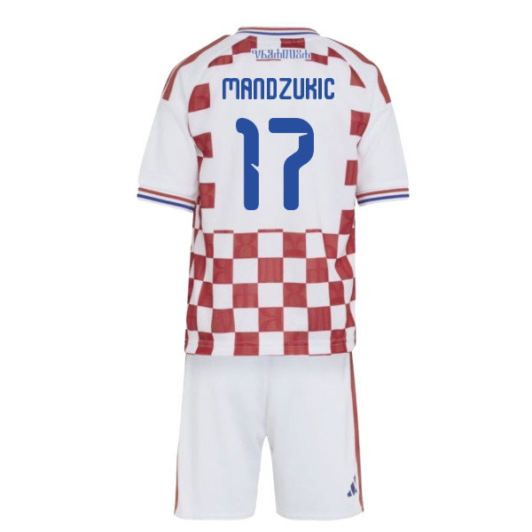 2026-2027 Croatia Adidas Home Mini Kit (Mandzukic 17)
