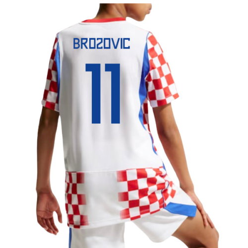 2026-2027 Croatia Home Shirt (Kids) (Brozovic 11)
