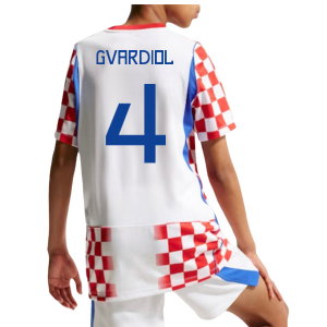 2026-2027 Croatia Home Shirt (Kids) (Gvardiol 4)