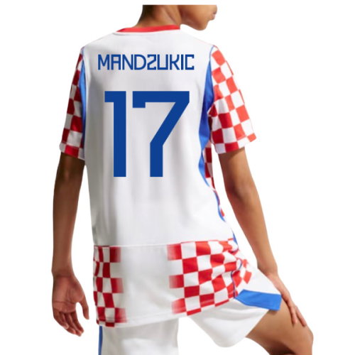 2026-2027 Croatia Home Shirt (Kids) (Mandzukic 17)