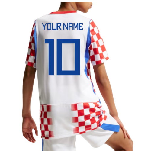 2026-2027 Croatia Home Shirt (Kids) (Your Name)