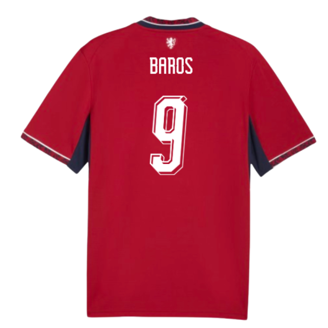 2026-2027 Czech Republic Home Shirt (Baros 9)