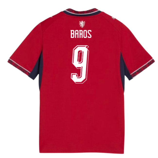 2026-2027 Czech Republic Home Shirt (Kids) (Baros 9)
