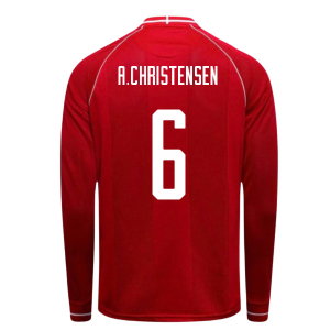 2026-2027 Denmark Long Sleeve Home Shirt (A.Christensen 6)