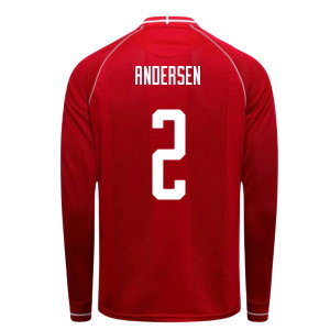 2026-2027 Denmark Long Sleeve Home Shirt (Andersen 2)