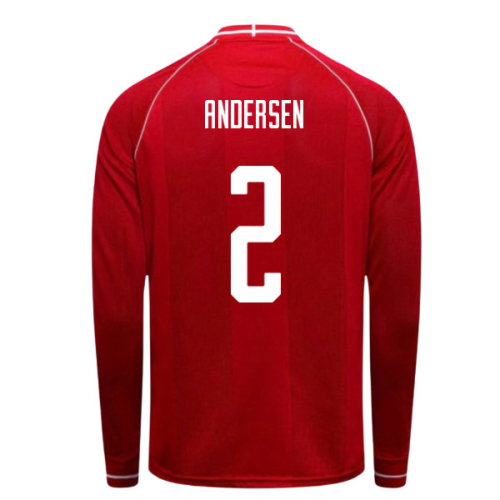 2026-2027 Denmark Long Sleeve Home Shirt (Andersen 2)