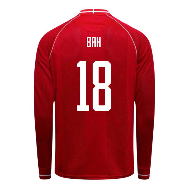 2026-2027 Denmark Long Sleeve Home Shirt (Bah 18)