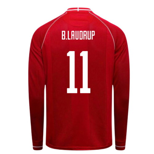 2026-2027 Denmark Long Sleeve Home Shirt (B.Laudrup 11)