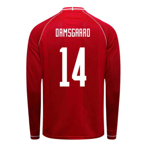 2026-2027 Denmark Long Sleeve Home Shirt (Damsgaard 14)