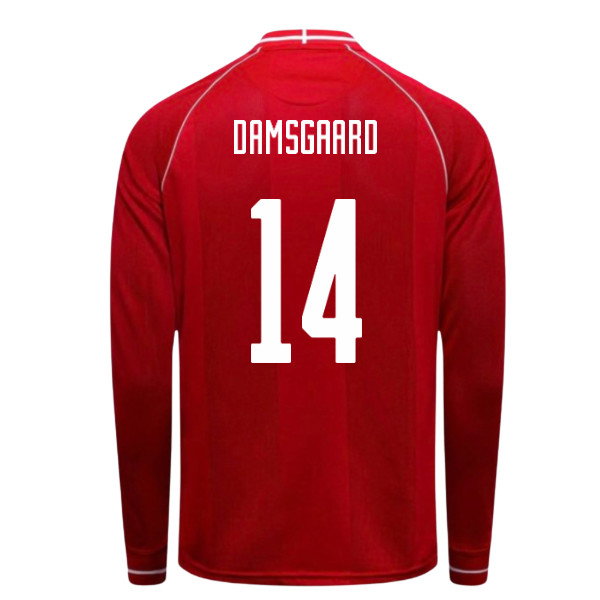 2026-2027 Denmark Long Sleeve Home Shirt (Damsgaard 14)