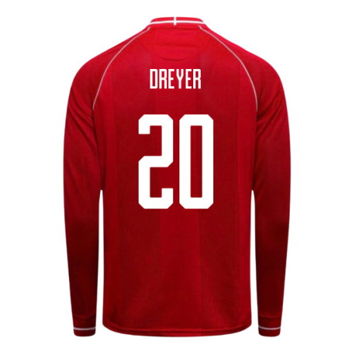 2026-2027 Denmark Long Sleeve Home Shirt (Dreyer 20)