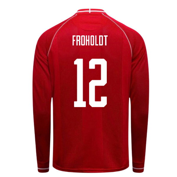 2026-2027 Denmark Long Sleeve Home Shirt (Froholdt 12)